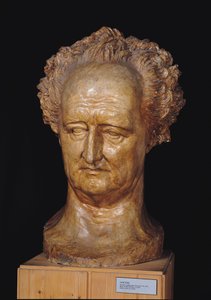 Buste de Johann Wolfgang von Goethe (1749-1832), 1831 (plâtre)